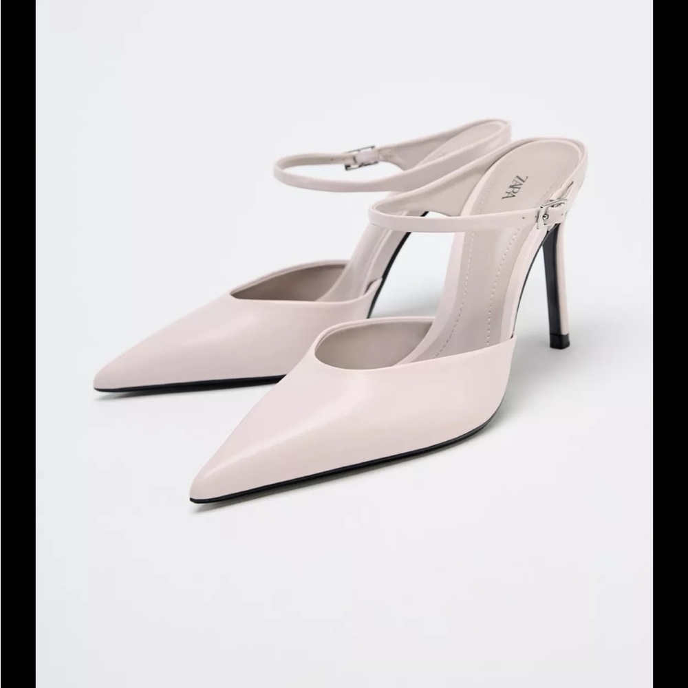 Zara Cream Heels